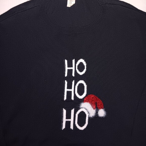 IF IT WERE ME LONG SLEEVE HO HO HO CHRISTMAS SWEATER - Picture 9 of 15